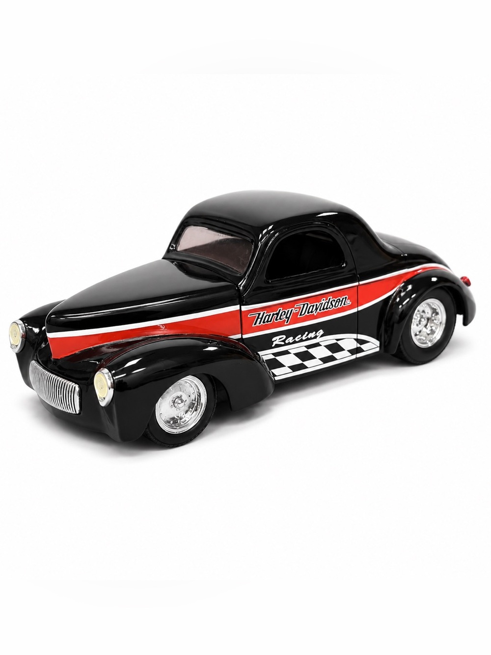 Harley-Davidson Vintage Die Cast Model Car ‘41 Willys Coupe Street Rod